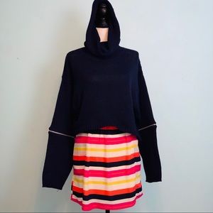 Francesca’s Annabella Multicolored Striped Skirt
